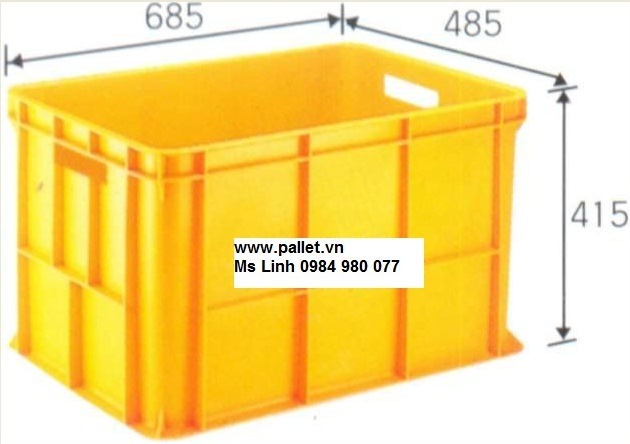 thùng nhựa chứa hàng Model NJB100